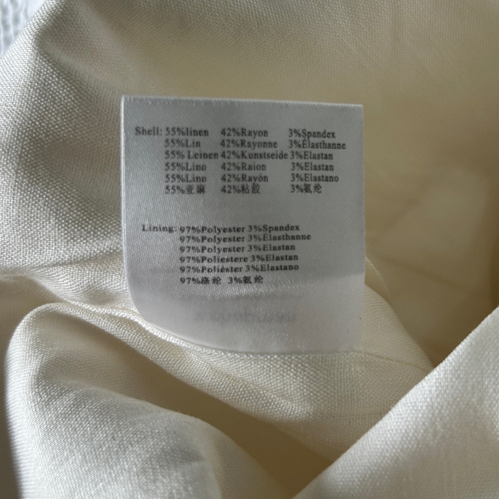 V. Chapman Fiorini Mini Dress White - Picture 9 of 10